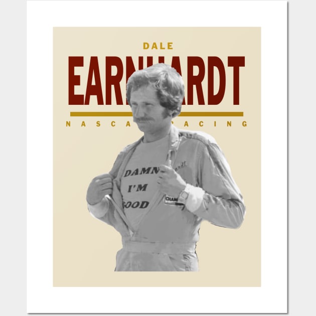 Dale earnhardt - Vintage Wall Art by wsyiva